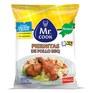 PIERNITAS DE POLLO BBQ 500G