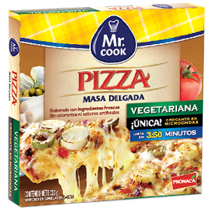 PIZZA VEGETARIANA 253G