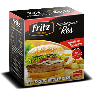 HAMBURGUESAS DE RES 454G