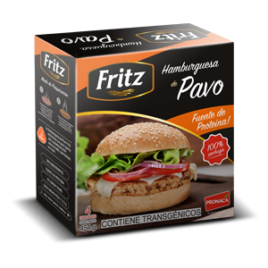 HAMBURGUESA PAVO 454G