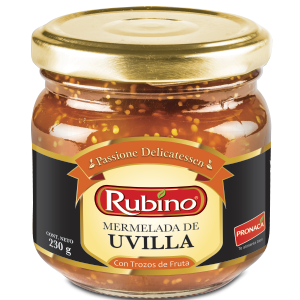 MERMELADA UVILLA RUBINO 230G