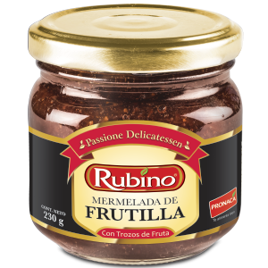 MERMELADA FRUTILLA RUBINO 230G