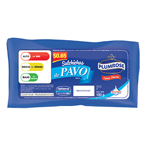 SALCHICHA PAVO PLUMROSE 100G