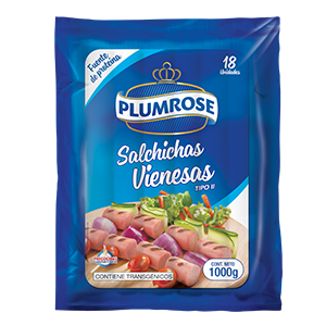 SALCH.VIENESA 1KG PLUMROSE