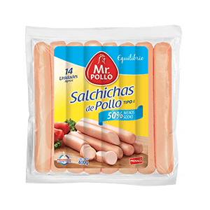 SALCHICHA POLLO 400 G