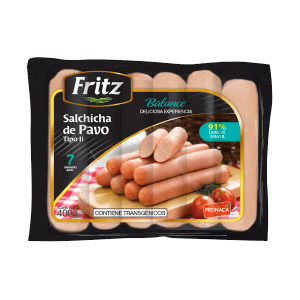 SALCHI.PAVO FRITZ 400G