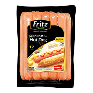 SALCHICHA HOTDOG FRITZ 0.9KG