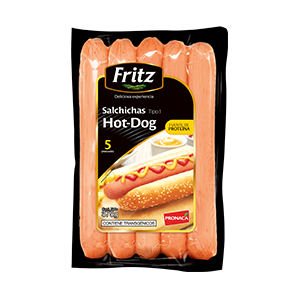 SALCHICHA HOTDOG FRITZ 0.375KG